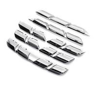 Senmubery Voiture Avant Grille Couverture Garniture Moulage Chrome Abs Protecteur Autocollant pour Kadjar 2015 2016 2017