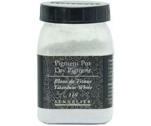 Sennelier 116 - Pigment de peinture - blanc titane - opaque - 200 ml Blanc G