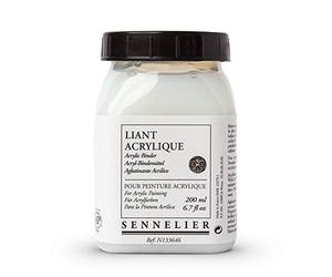 Sennelier : 200ml acrylique liant moyen