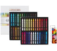 Sennelier 48 Demi Crayons Pastel Secs Extra Fins et 2 Carte