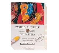 Sennelier Pastels à l'huile Initiation – Boîte de 6 couleurs assorties