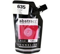 Sennelier Peinture acrylique Abstract Satin fine Rouge carmin 120 ml G