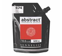 Sennelier Abstrait Acrylique 500 ml Vermillon, (10-121521-674)