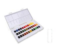 Sennelier Aquarelle Boîte de voyage en Plastique, 30 + 6 couleur et 1 carte