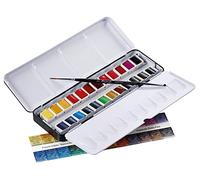 Sennelier - Peinture aquarelle - Lot de 24 demi-bâtonnets