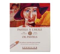 Sennelier Huile Pastels - Cardboard Box Set 24 Portrait