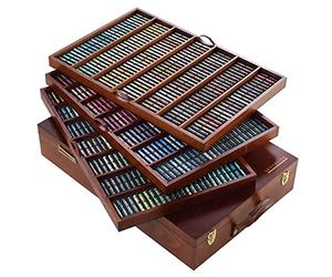 Sennelier Bâton Extra Doux Ensemble Pastel, Bois, Cuir, Laiton, Multicolore, 525 Count (Pack of 1)