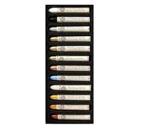 Sennelier Boite de 12 pastels à l'huile - Couleurs irisées