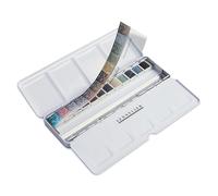 Sennelier Boîte en métal aquarelle avec 12 godets Natural Colours