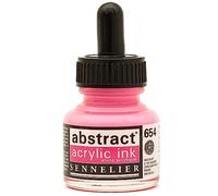 Sennelier Encre acrylique en flacon Rose fluorescent 30 ml