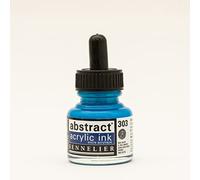 Sennelier Encre acrylique abstraite, teinte bleu cobalt