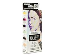 Sennelier Huile Stick Extra-Fine Solide - 6 couleurs (Portrait tons clairs)