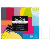 Sennelier gouache extra-fine Coffret 5 Tubes 21ml