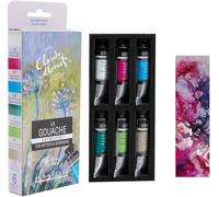 Sennelier Gouache Extra-Fine Etui Carton 6 Tubes 10ml Les Agapanthes Claude Monet et 1 Carte
