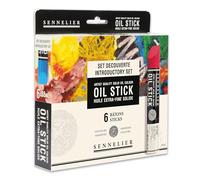 Sennelier Bâtons d'huile – Lot de 6 x 38 ml
