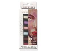 Etui De 6 Demi Pastels À L'écu Sennelier Portrait Peaux Claires
