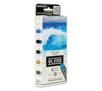 Sennelier Lot de 6 mini bâtonnets d'huile - Paysage marin - N130116.04