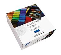 Sennelier Lot de 60 demi-bâtons pastel extra doux, multicolore