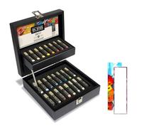 Sennelier Oil Sticks SÉLECTION General. 24 mini Oil Sticks x 12 ml Coffret en bois et 2 cartes