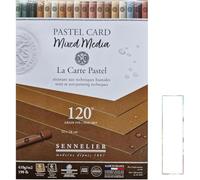 Sennelier Pastel Cards Mixed Media Paper Pad 24x30cm -12 Feuilles 410g/m² et 1 carte