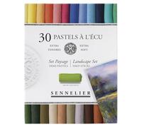 Sennelier Pastels à l’Écu - Coffret 30 Demi-Bâtons - Collection Paysages de Campagne - Pigments Purs, Texture Douce et Veloutée, Haute Résistance à la Lumière