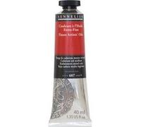 Sennelier - Peinture à l'huile - Extra-fine - Rouge cadmium moyen véritable - N°607 - Tube de 40ml Rouge