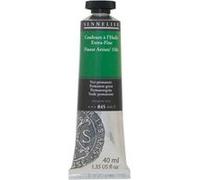 Sennelier - Peinture à l'huile - Extra-fine - Vert permanent - N°845 - Tube de 40ml Vert