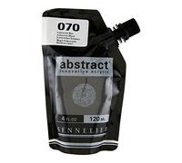 Sennelier : Peinture acrylique abstraite : 120 ml : noir irisé