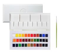 Sennelier Peinture Aquarelle Boîte de voyage 37pcs (36 Couleur + 1 pinceaux)
