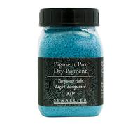 Sennelier Pigment pour création de Peinture - Pot 60 g - Turquoise Clair