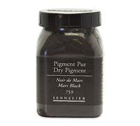 Pigment pour création de peinture - pot 180 g - Noir de Mars Noir G