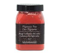 Sennelier Pigment sec - Pot de 175 ml - Rouge cadmium clair