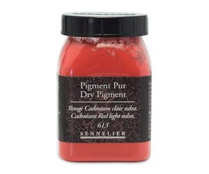 Sennelier Pigment sec - Pot de 175 ml - Rouge cadmium clair