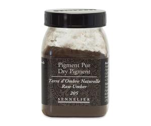 Sennelier - Pigment Sennelier pot 200 ml n 205 terre ombre naturelle