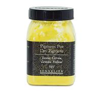 Pigment pour création de peinture - pot 100 g - Jaune citron Jaune G