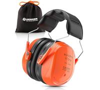 Senner ® WorkPro Ultra | Casque Anti-Bruit - Protection Auditive Réglable, Casque anti bruit SNR 34 dB, Noir/Orange, Certifié CE, Protection auditive de travail et loisirs, Unisexe
