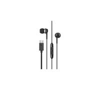 Sennheiser Écouteurs intra-auriculaires CX 80U USB-C avec télécommande intégrée et micro – Noir