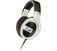 Sennheiser HD 599 HD 5 casque pleine taille filaire jack 3,5mm, jack 6,35 mm brun, ivoire, métallique mat