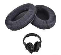 Sennheiser HD280 HD 280 Pro Lot de 2 coussinets de rechange en cuir synthétique avec coussinets en mousse souple Noir