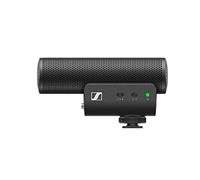 Sennheiser MKE 400 Microphone canon directionnel embarqué avec connecteurs TRS et TRRS de 3,5 mm pour caméra numérique reflex, bridge et mobile, 508898