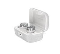 Sennheiser MOMENTUM True Wireless 4 - Écouteurs intelligents avec Bluetooth 5.4, son très clair, design confortable, autonomie de 30 h de la batterie et ANC adaptatif - blanc argenté