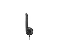 Sennheiser PC 131 Micro-Casque PC multimédia analogique connecteurs carte son Noir