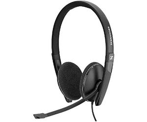 Sennheiser PC 3.2 Chat - Casque Audio Filaire Stéréo Léger avec Microphone Antibruit Réglable - Pour Téléphonie, Internet et E-Enseignement - Casque PC - Casque Gamer pour Jeux, Travail et Études