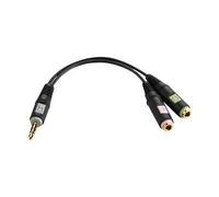 Sennheiser Pcv 05 - Prise De Casque Micro - Mini Jack 4 Pôles Mâle Pour Mini-Phone Stereo 3.5 Mm Femelle - Pour Pc 151, 310, 320, 323d, 330, 330 G4me, 333 D, 350, 350 Special Edition, 360 G4me...
