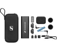 Sennheiser Profile Wireless 2-Channel Micro pour caméra avec bonnette anti-vent, avec câble, avec sacoche, avec pince USB-C®