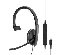Sennheiser SC 135 USB-C - Casque d'écoute - serre-tête - bureau/centre d'appels - noir - monophonique - commande SCR Sennheiser