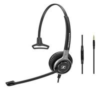 Sennheiser SC 635 Monophonique Bandeau Noir, Gris Casque audio - Casques audio (Centre d'appel/Bureau, Monophonique, Bandeau, Noir, Gris, Contrôle en ligne, Avec fil)