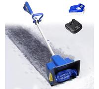 SENODON Pelle à Neige électrique sans Fil, 2500 RPM brushless, 4,0 Ah, 24 V | Le design sans fil vous libère des câbles encombrants; léger pour un transport facile