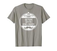 Senor Data Engineer - Funny Geek Joke T-Shirt, Homme, Ardoise, S