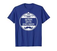 Senor Data Engineer - Funny Geek Joke T-Shirt, Homme, Bleu Royal, 3XL